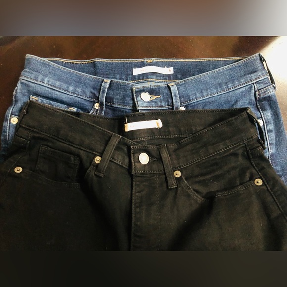 Levi's Denim - 2 Pairs Levi Jeans Classic Straight Black & Denim, Inseam 29”Excellent C…
